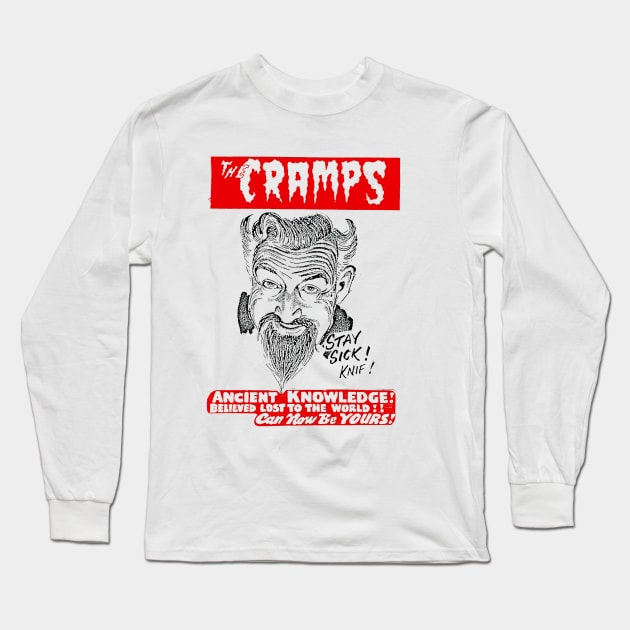 THE CRAMPS- STAY SICK! KNIF Long Sleeve T-Shirt by The Jung Ones